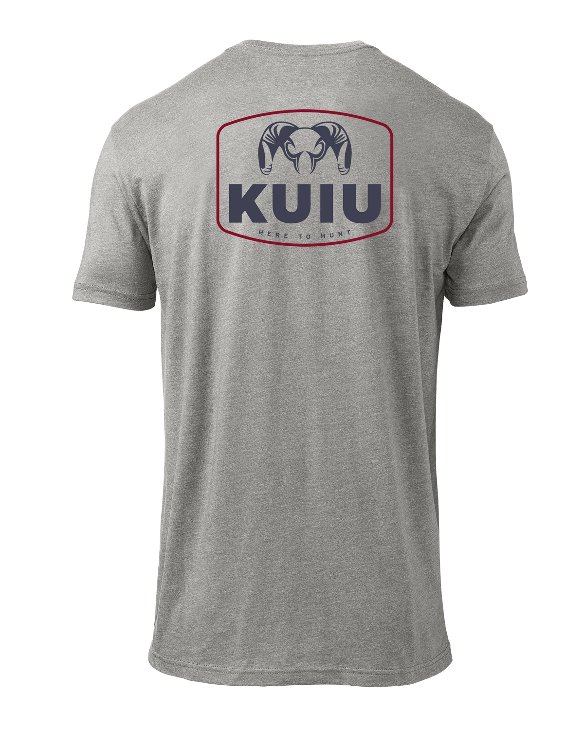 KUIU Here to Hunt Patch T-Shirt | Heather Grey