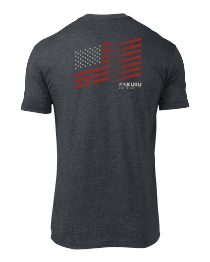 KUIU Retro Flag Fade T-Shirt | Military Green