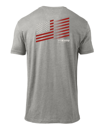 KUIU Retro Flag Fade T-Shirt | Military Green