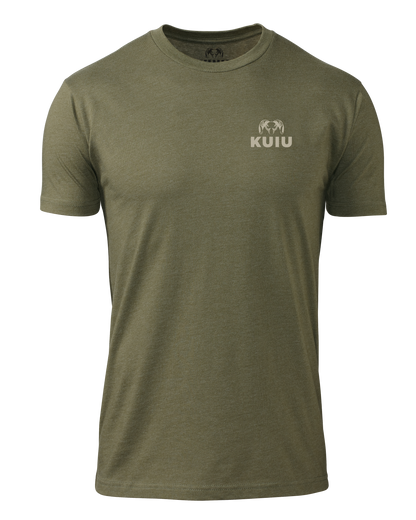 KUIU Retro Flag Fade T-Shirt | Military Green