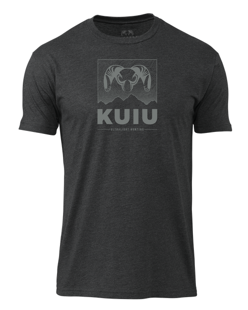 KUIU Topo Mountain T-Shirt | Charcoal
