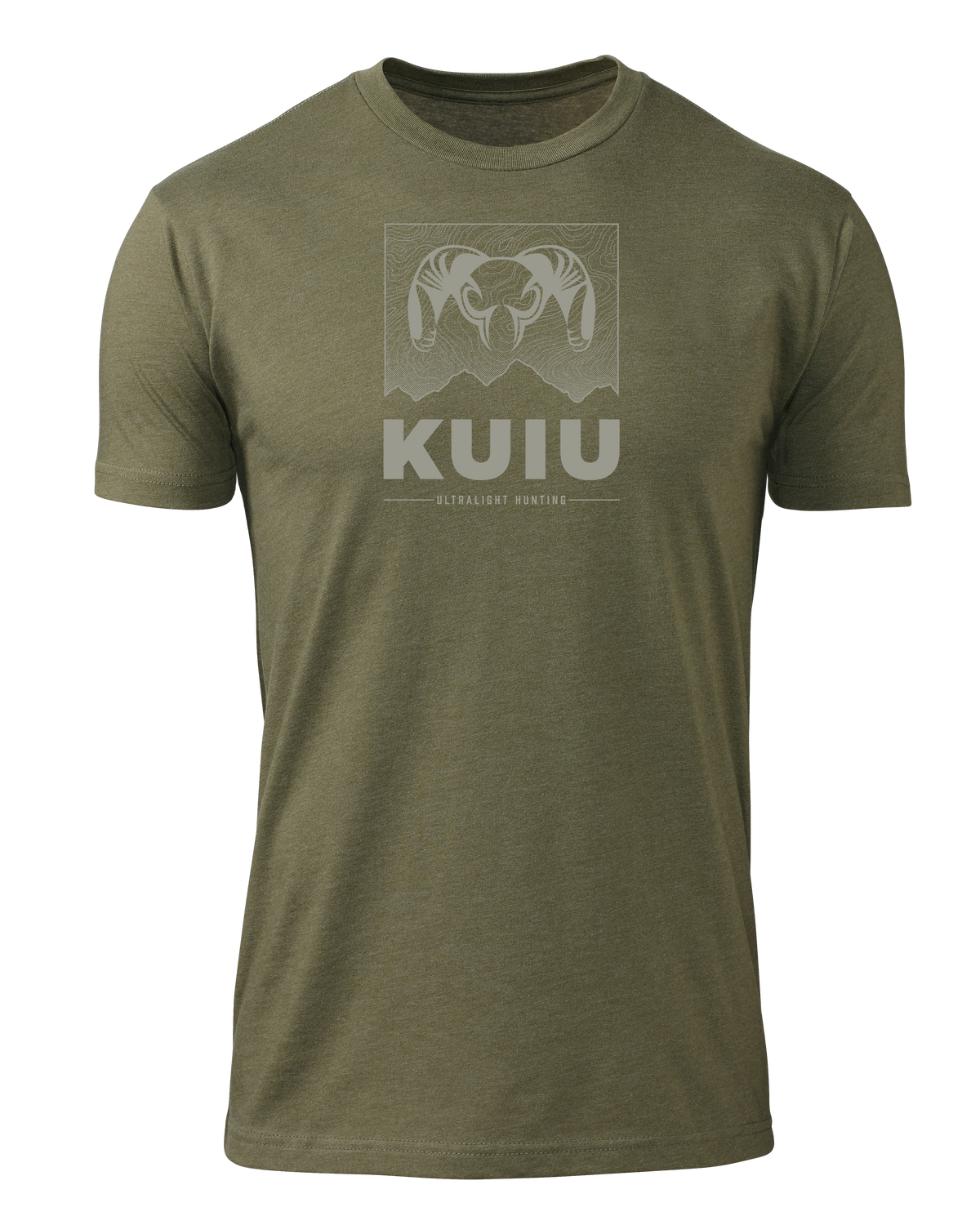 KUIU Topo Mountain T-Shirt | Charcoal