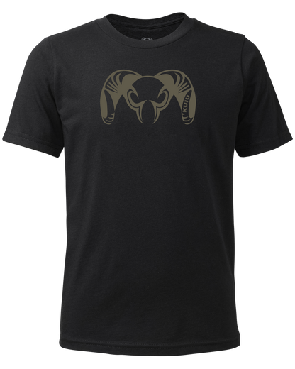 Youth Engraved Ram T-Shirt | Midnight Navy