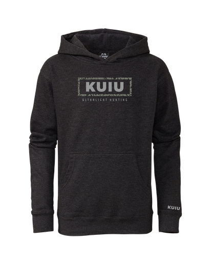 Youth Box Logo Hoodie | Charcoal