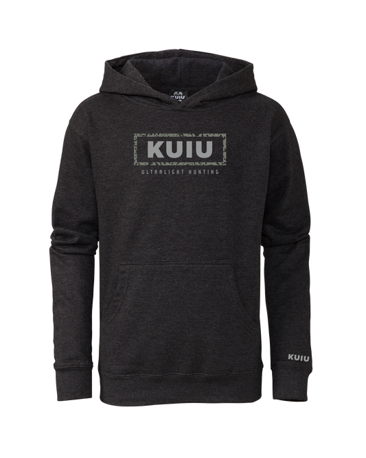 Youth Box Logo Hoodie | Charcoal