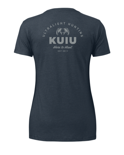 KUIU Women's UL Back Logo T-Shirt | Charcoal