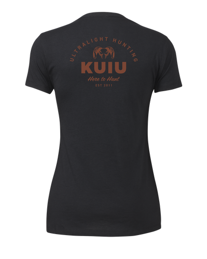 KUIU Women's UL Back Logo T-Shirt | Charcoal