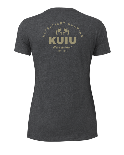 KUIU Women's UL Back Logo T-Shirt | Charcoal
