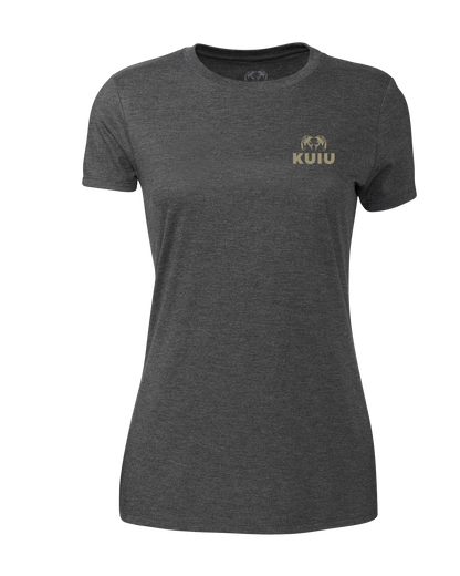 KUIU Women's UL Back Logo T-Shirt | Charcoal