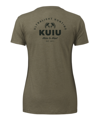 KUIU Women's UL Back Logo T-Shirt | Charcoal