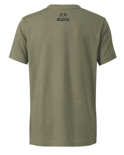 KUIU Youth Solid Vertical T-Shirt | Military Green