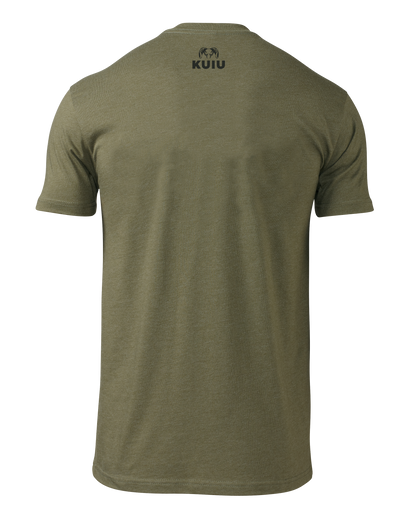 KUIU Camo Outline Logo T-Shirt | Military Green