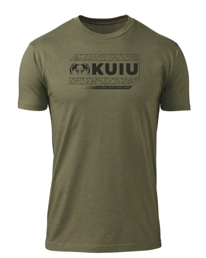 KUIU Camo Outline Logo T-Shirt | Military Green