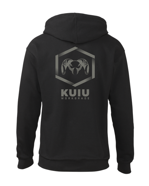 KUIU Workgrade Back Logo Hoodie | Black