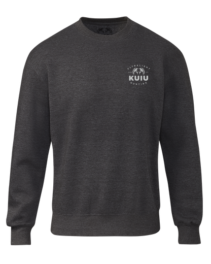 KUIU Ultralight Chest Logo Crewneck Sweatshirt | Black