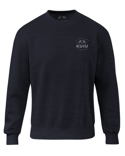 KUIU Ultralight Chest Logo Crewneck Sweatshirt | Black