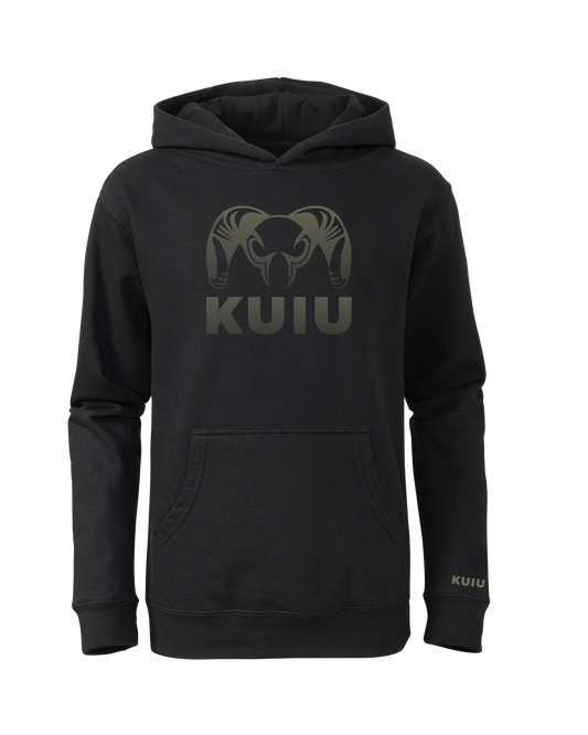 Youth Ram Fade Hoodie | Black
