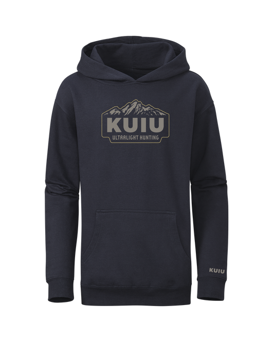 Youth Mountain Hoodie | Navy