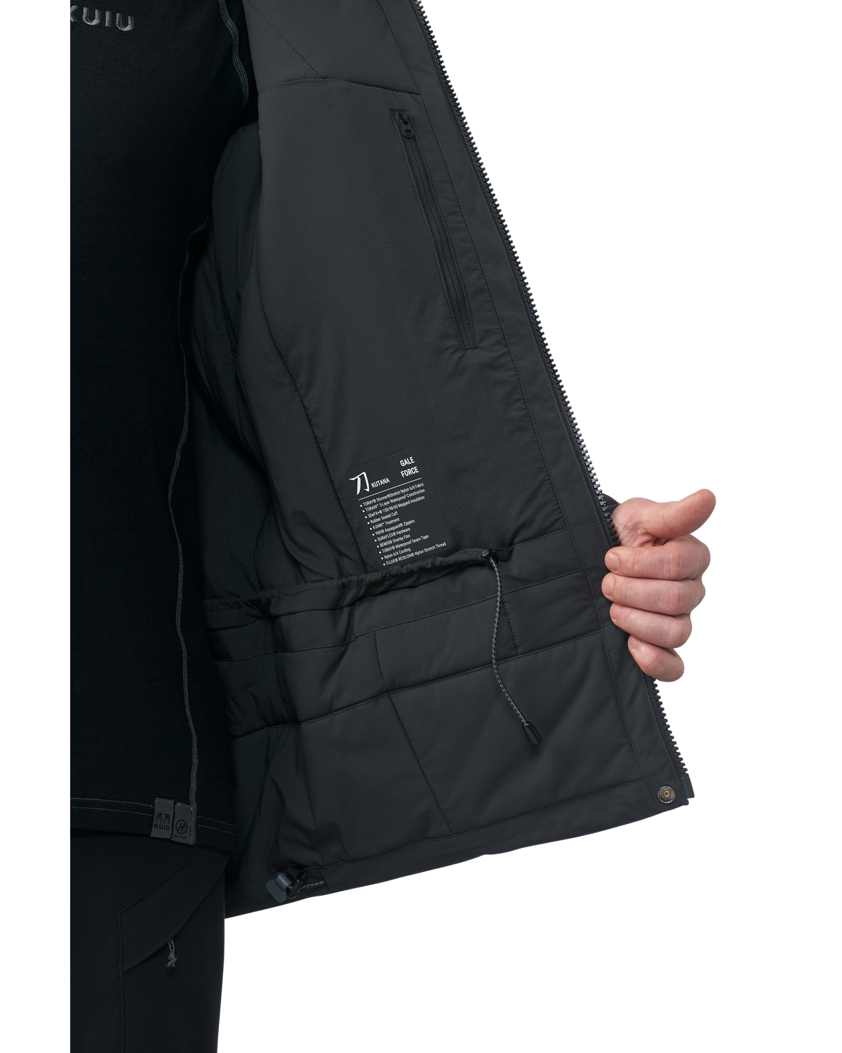 KUIU Kutana Gale Force Hooded Jacket | Ash