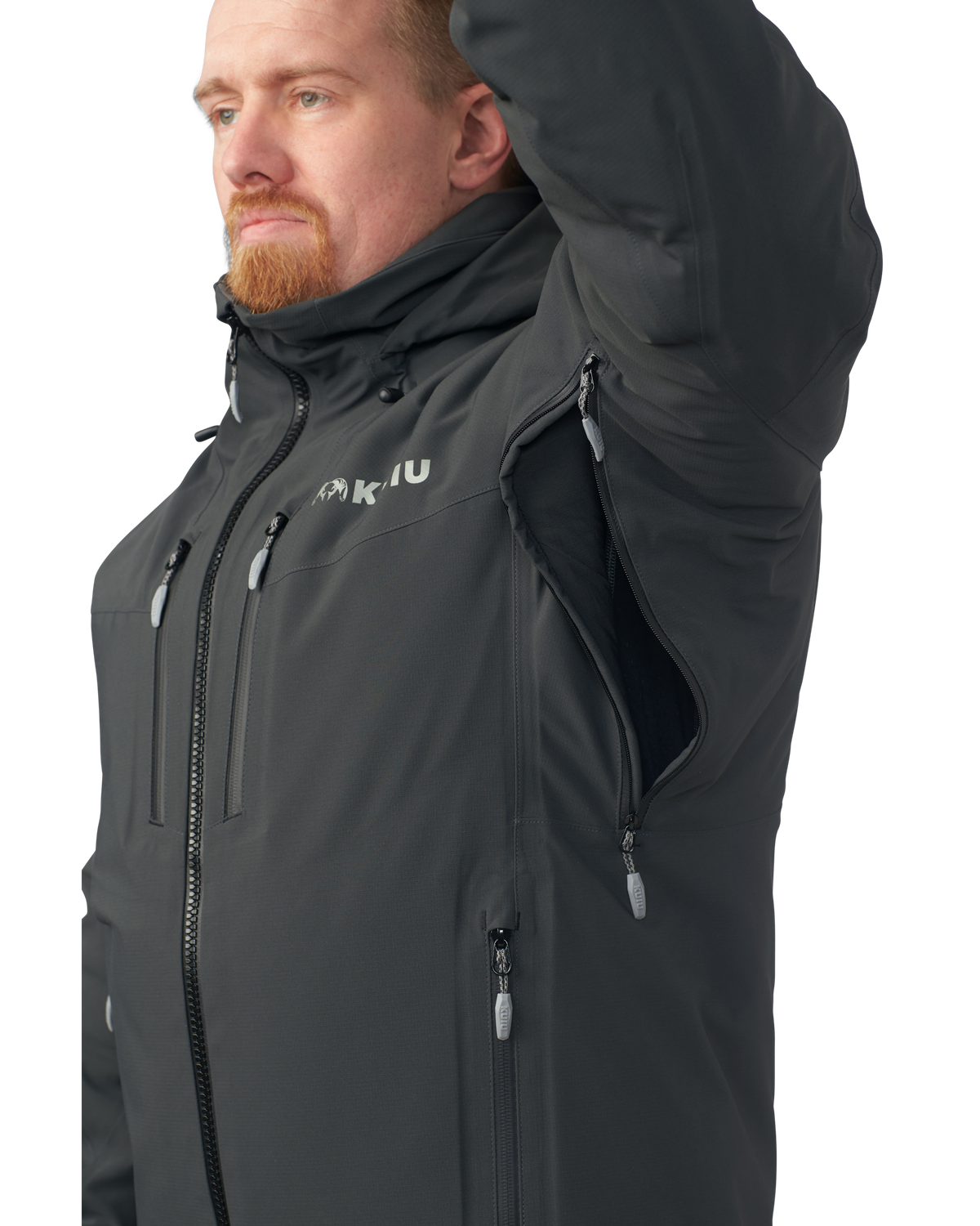 KUIU Kutana Gale Force Hooded Jacket | Ash