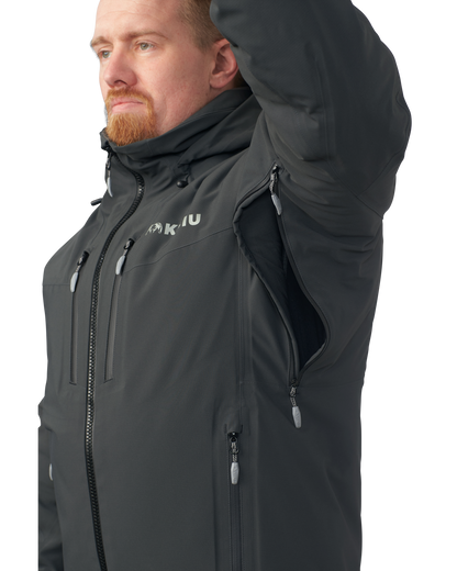 KUIU Kutana Gale Force Hooded Jacket | Ash