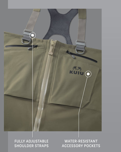 KUIU PRO HD Flex Zip Wader | Veros
