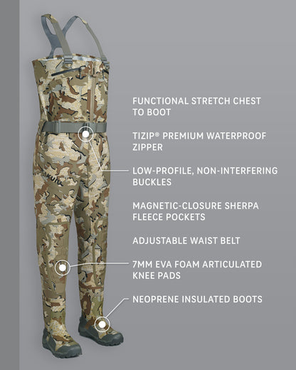 KUIU PRO HD Flex Zip Wader | Veros