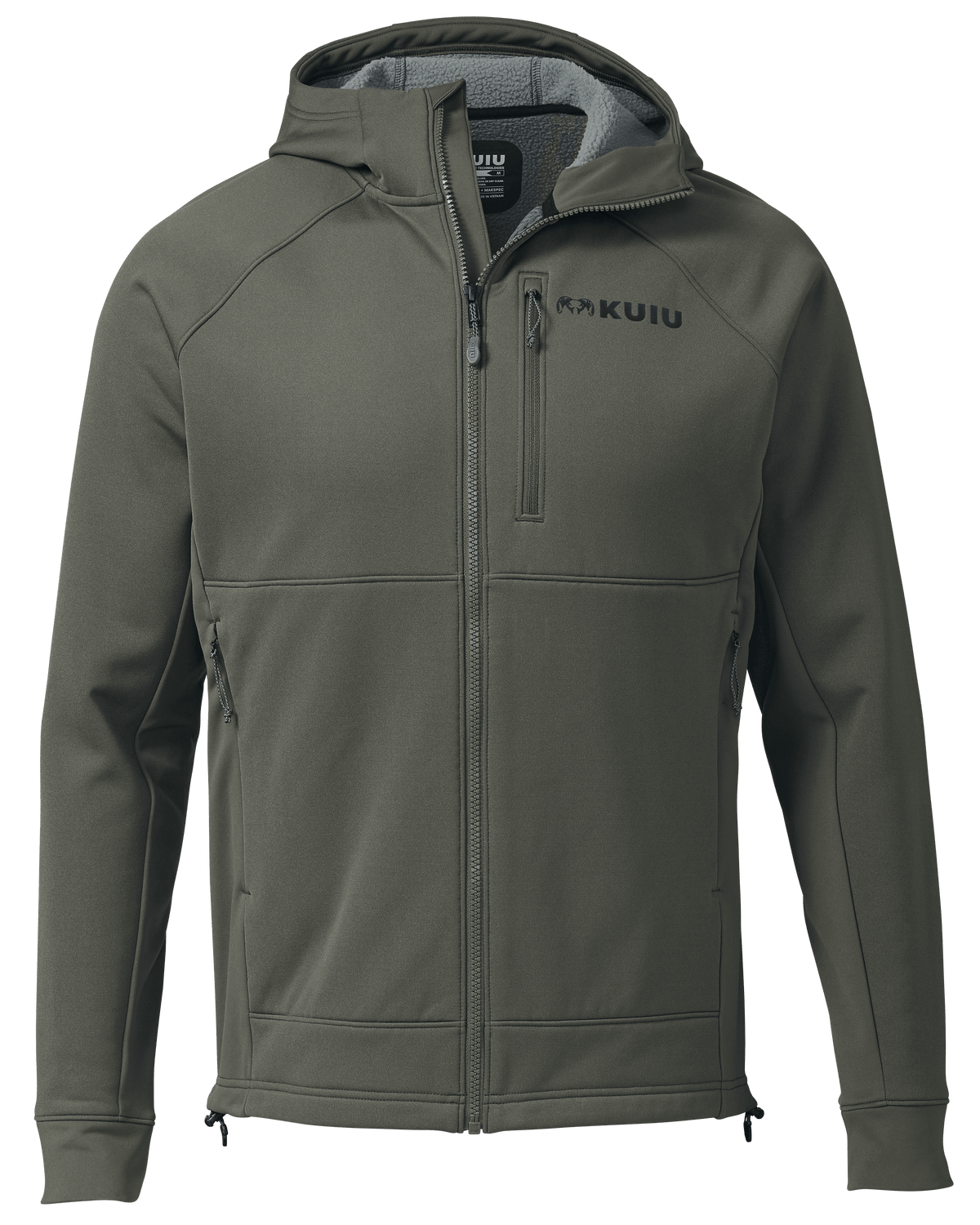 StrongFleece 275 Full Zip Hoodie | Verde