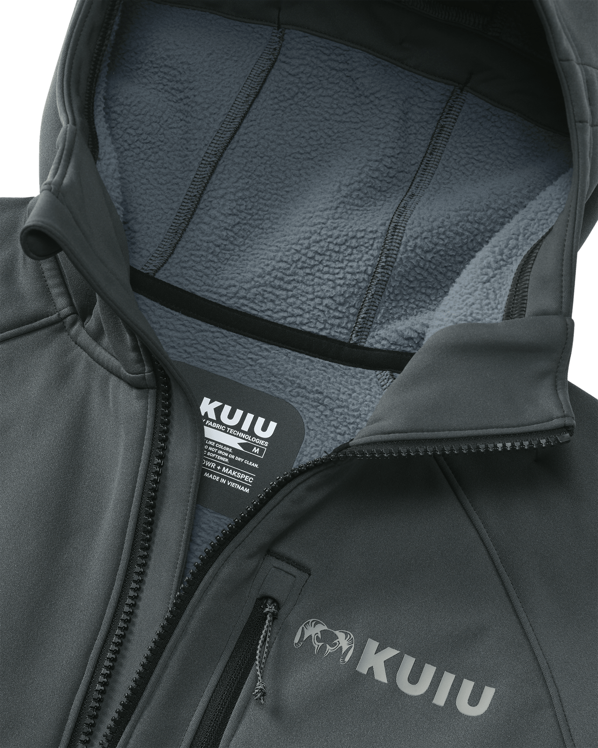 StrongFleece 275 Full Zip Hoodie | Verde