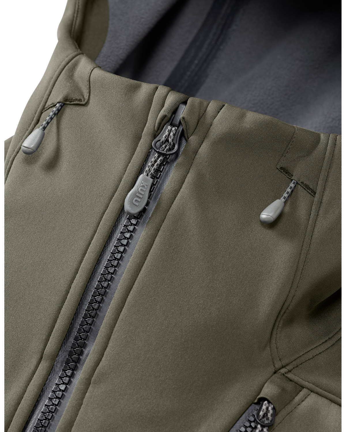 Axis Hybrid Hooded Jacket | Ash