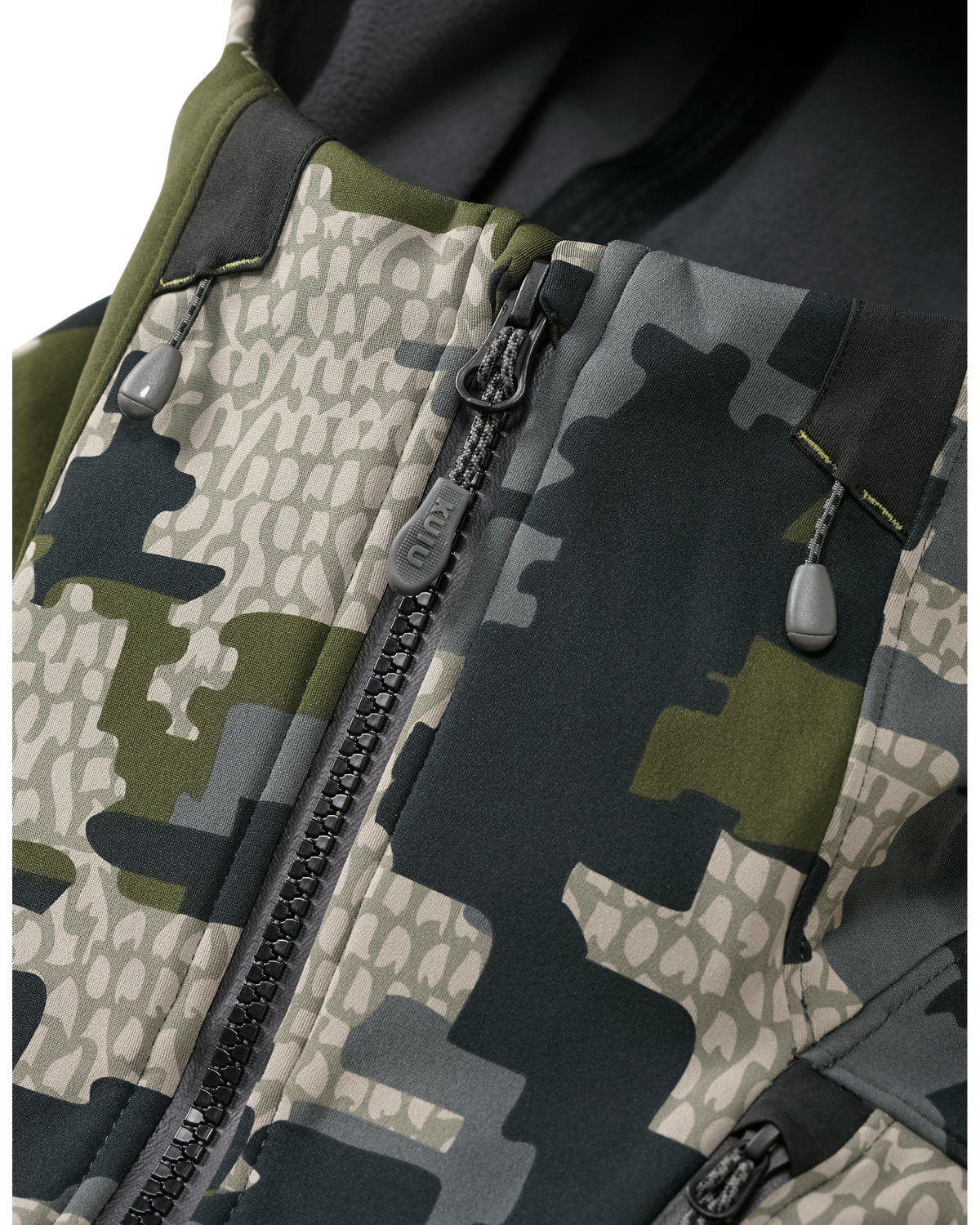 Axis Hybrid Hooded Jacket | Ash