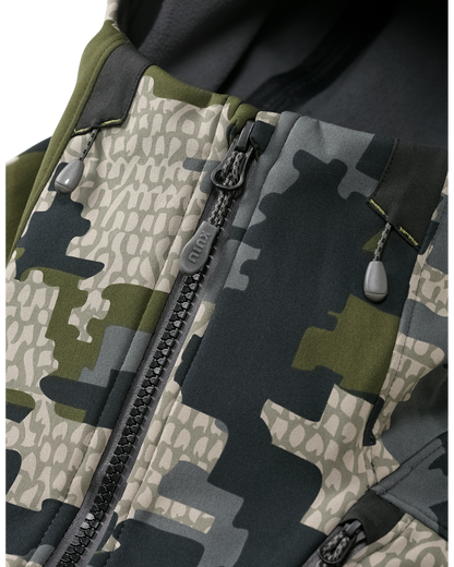Axis Hybrid Hooded Jacket | Ash