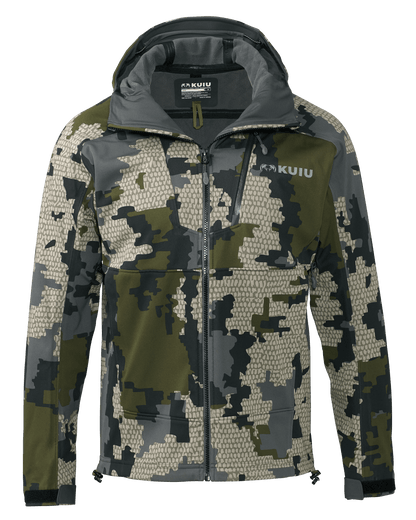 Axis Hybrid Hooded Jacket | Ash