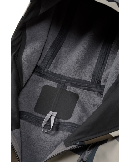 Axis Hybrid Hooded Jacket | Ash