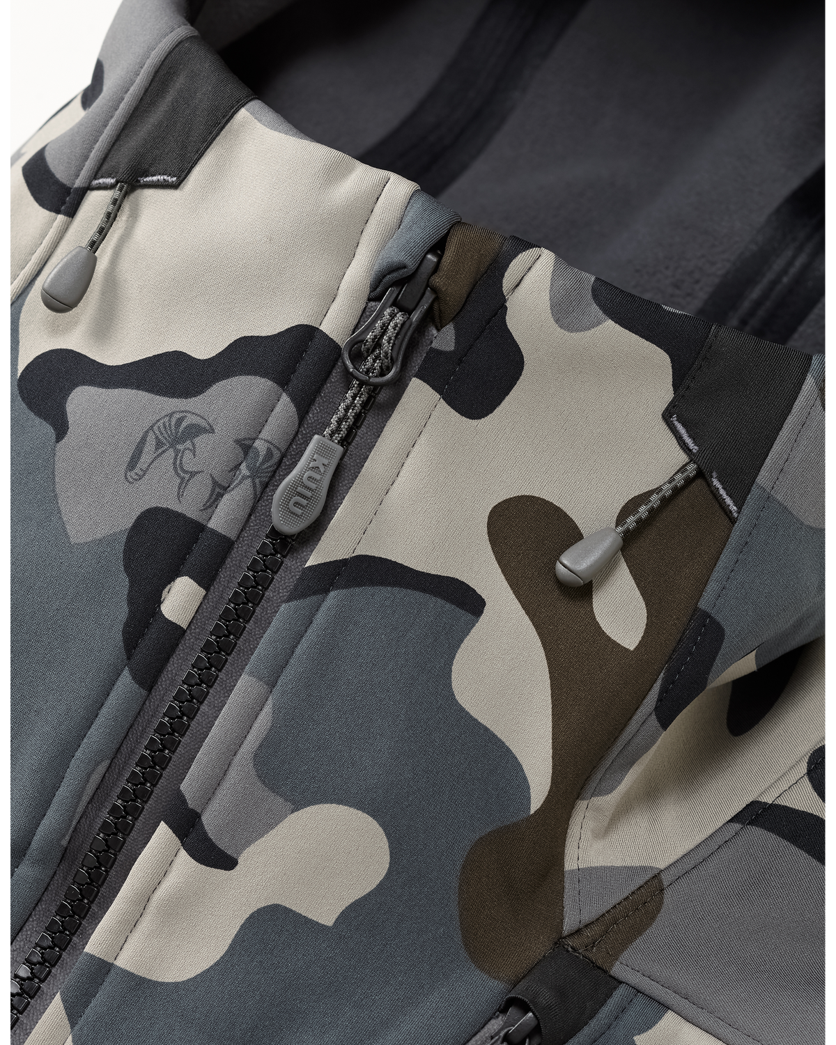 Axis Hybrid Hooded Jacket | Ash