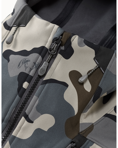 Axis Hybrid Hooded Jacket | Ash