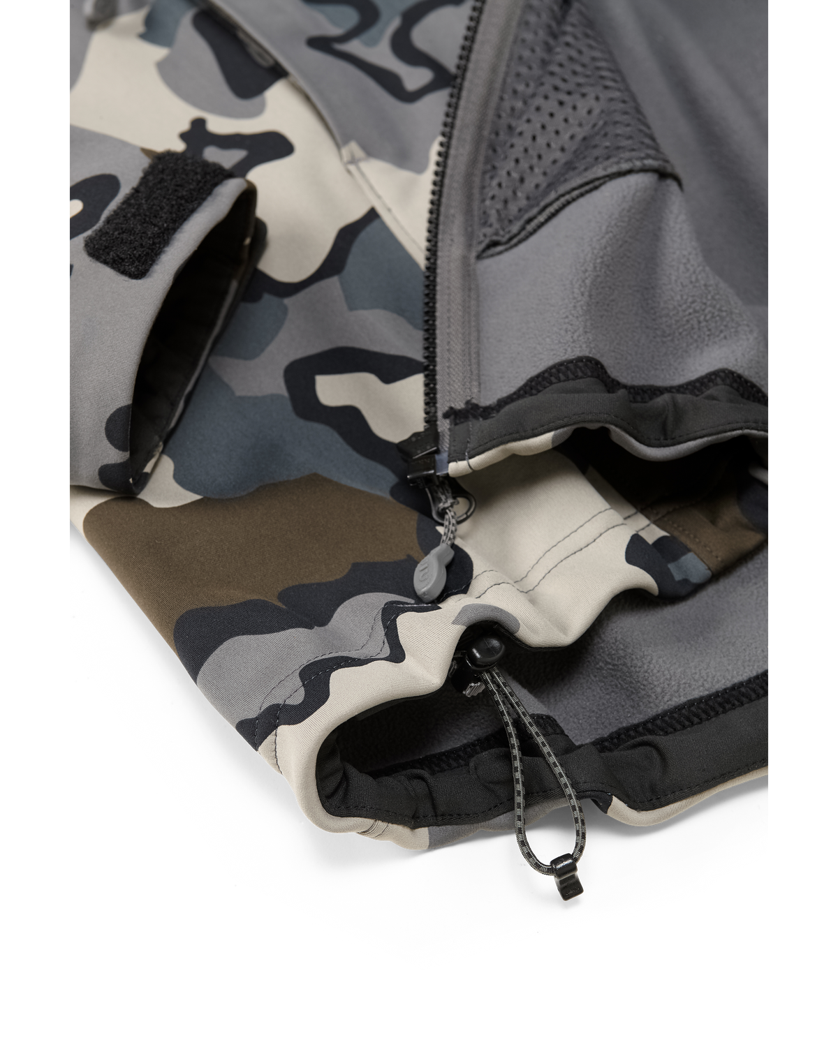 Axis Hybrid Hooded Jacket | Ash