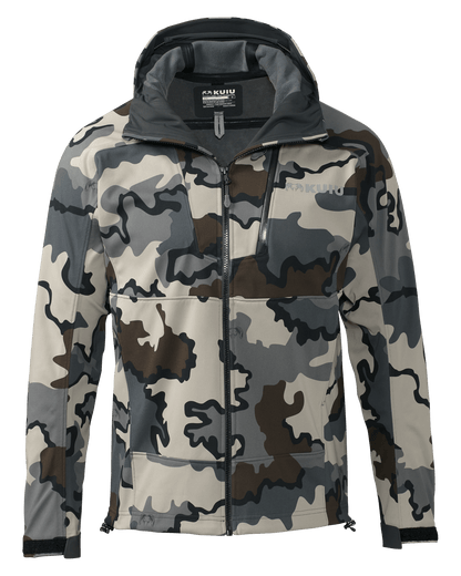 Axis Hybrid Hooded Jacket | Ash