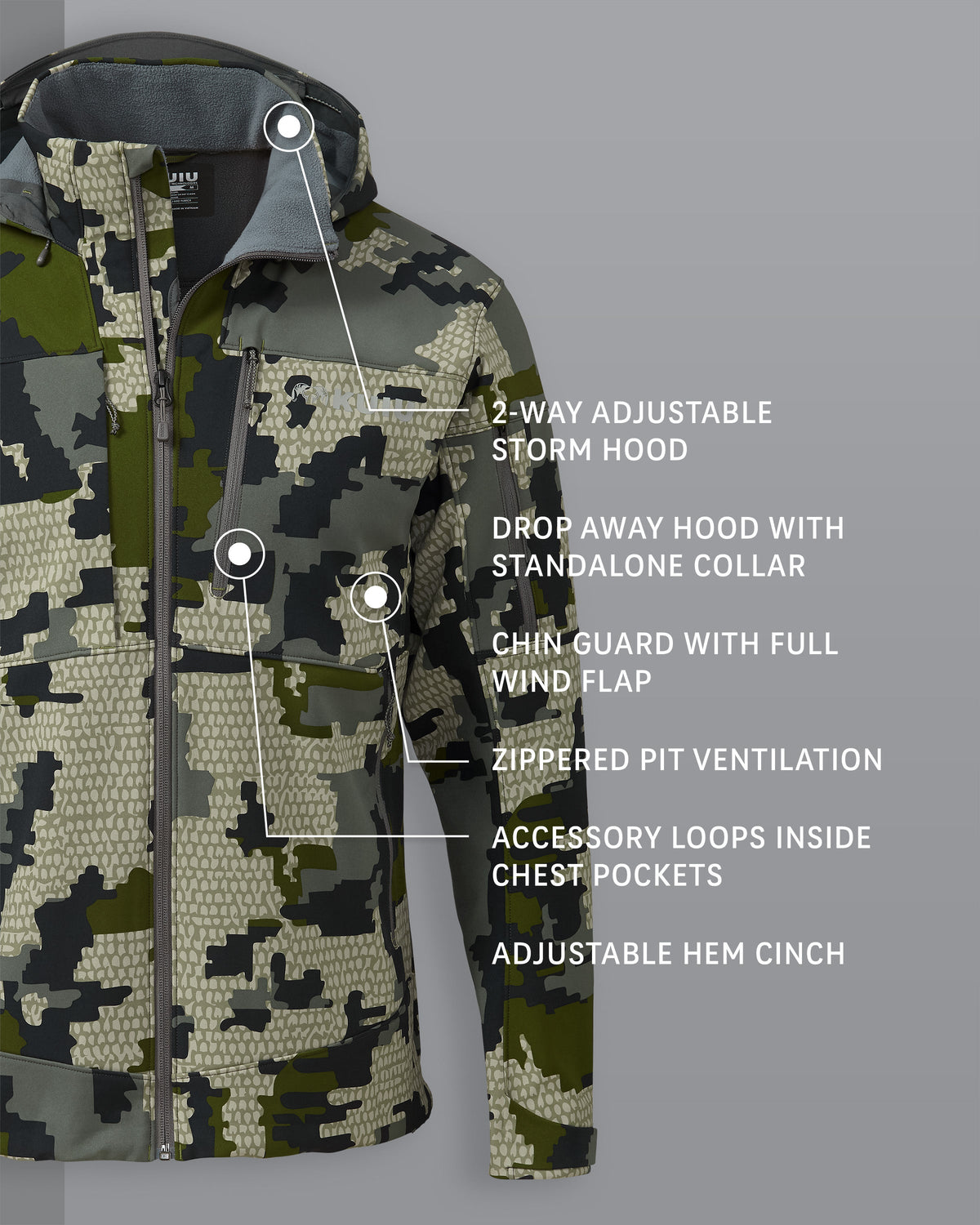 Guide PRO Hooded Jacket | Ash