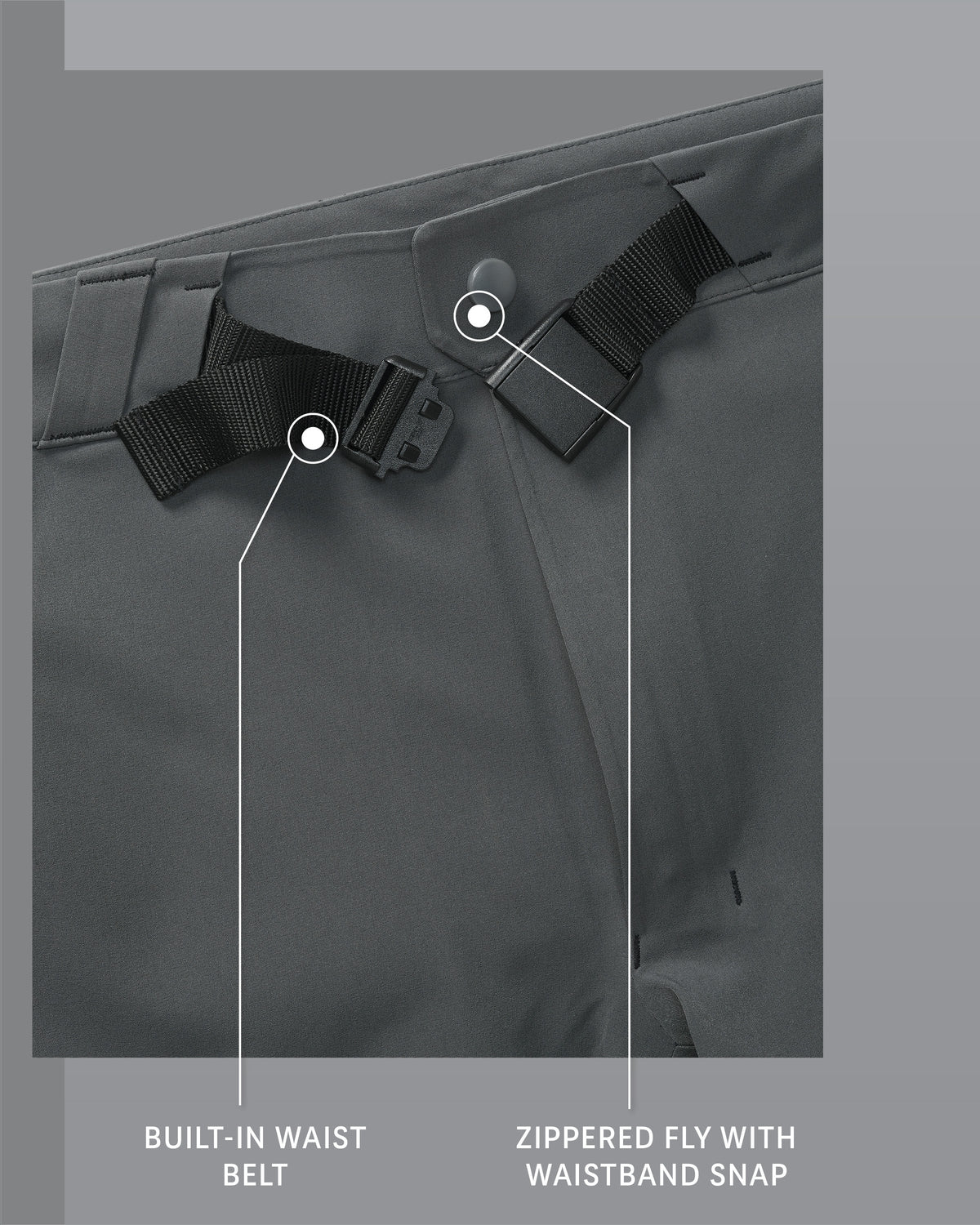 Yukon TR Rain Pant | Ash