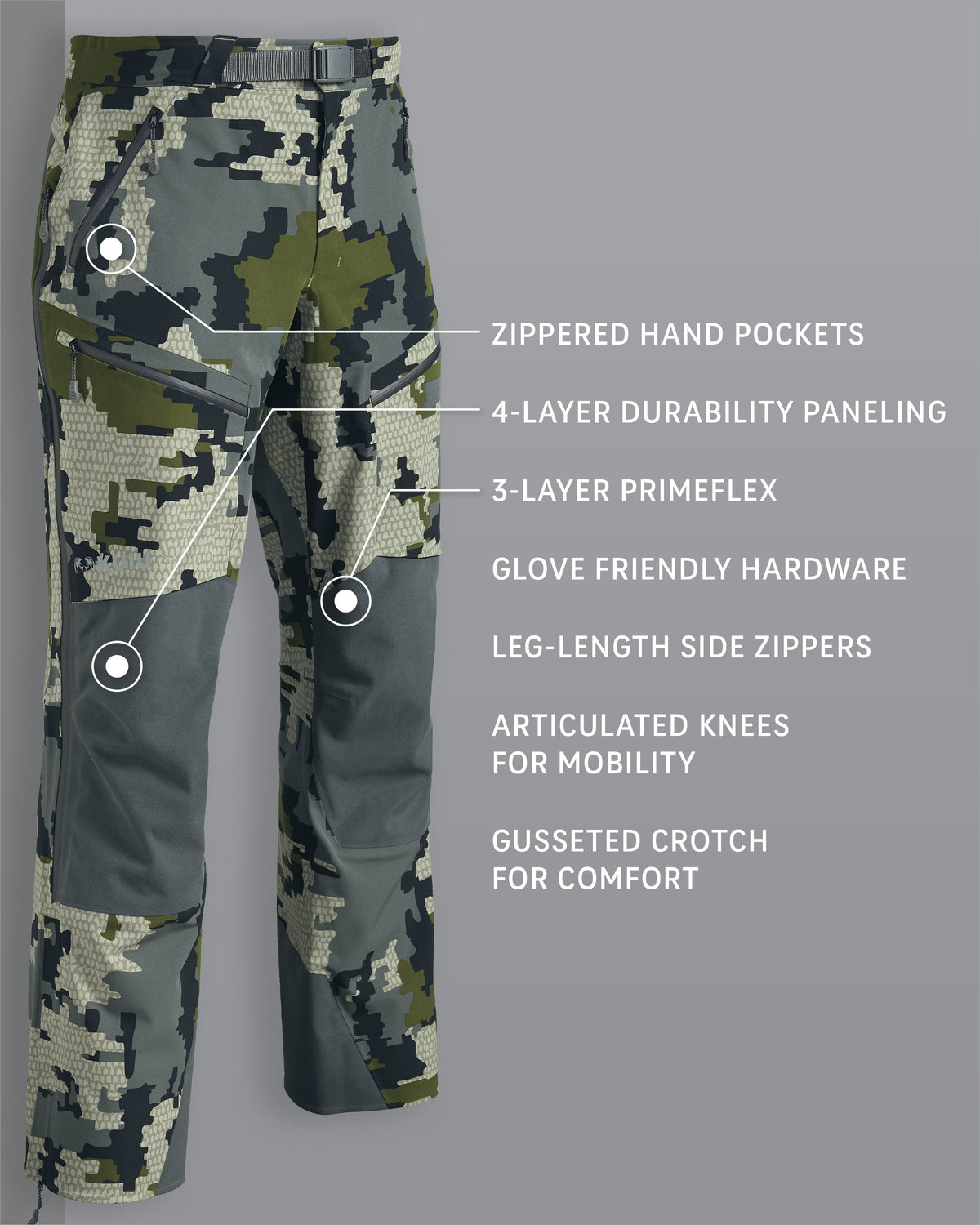 Yukon TR Rain Pant | Ash