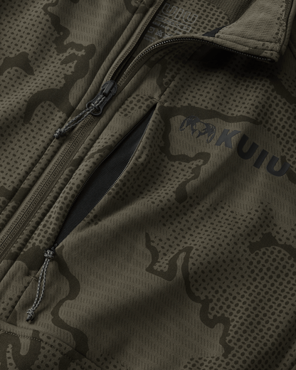 Ridgepoint Fleece Zip-T | Coyote Brown Tonal
