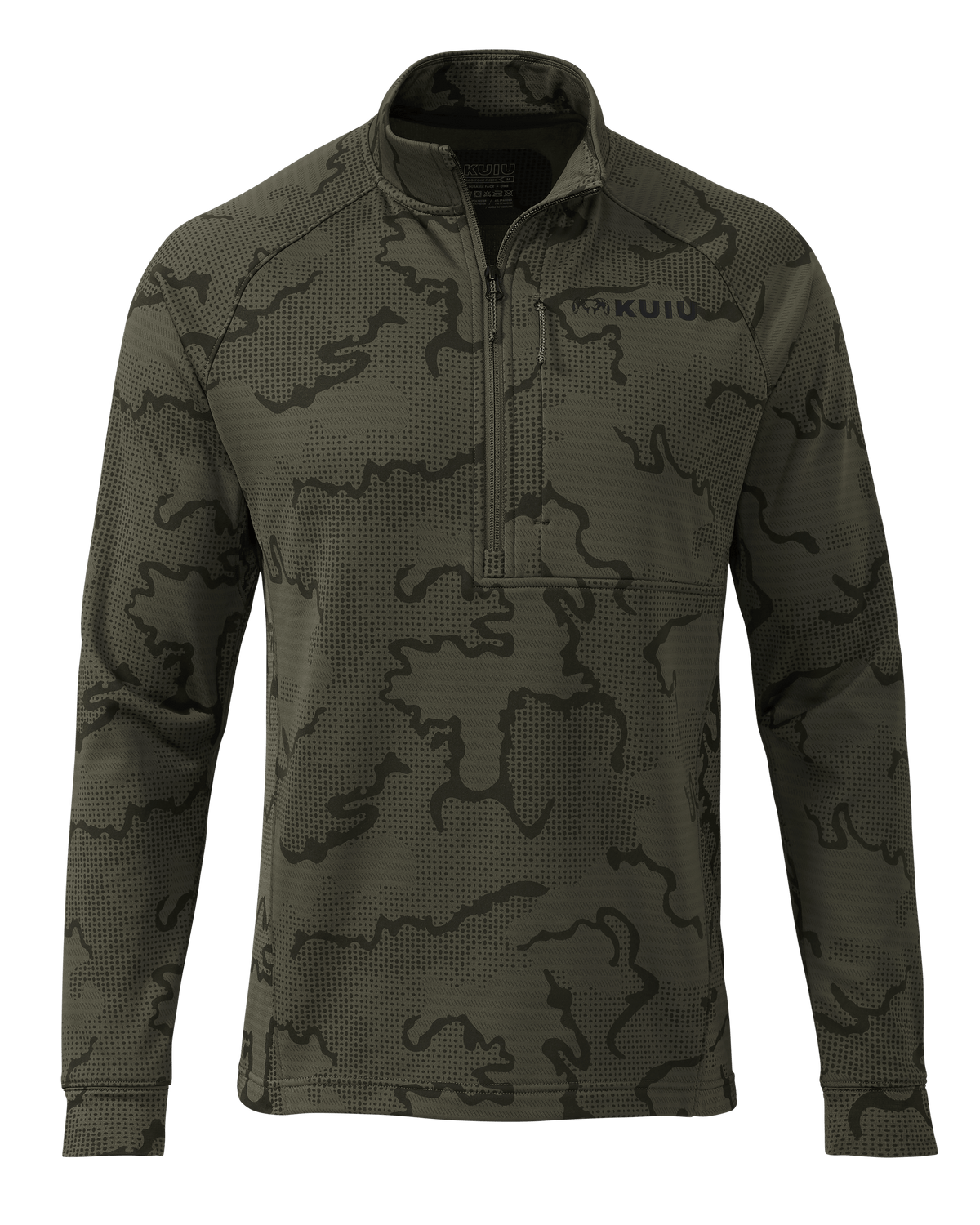 Ridgepoint Fleece Zip-T | Coyote Brown Tonal