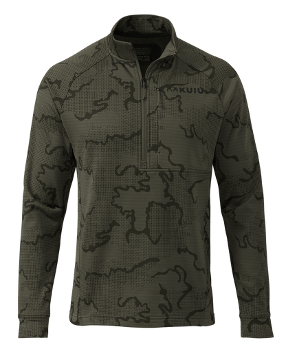 Ridgepoint Fleece Zip-T | Coyote Brown Tonal