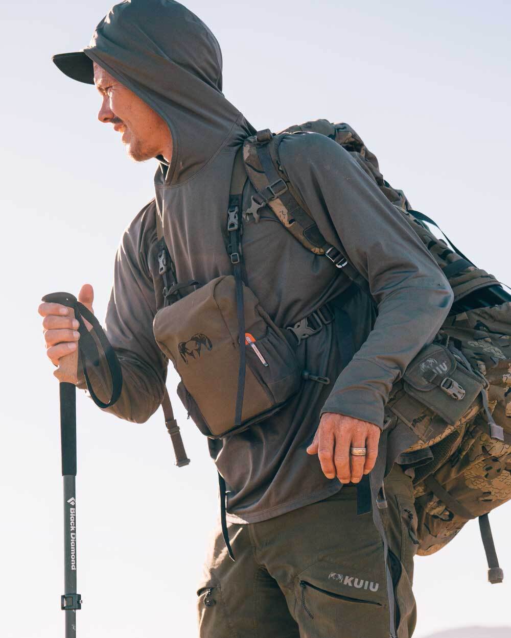 Gila LS Hoodie Gritstone | Dune Gritstone