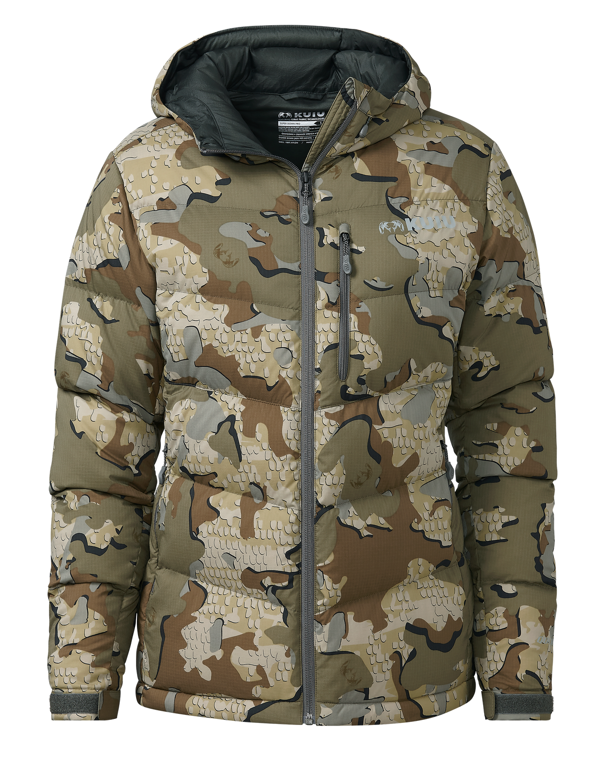 Women's Super Down PRO Hooded Jacket | Gunmetal